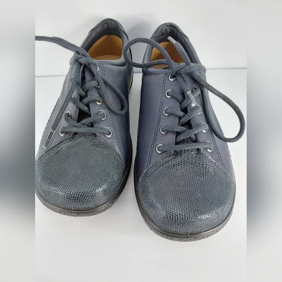 Hotter Dew Blue Gray Laceup Sneakers, size 7.5 US - Picture 7 of 8